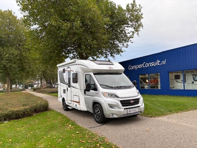 Compacte Burstner 590 | 6m. erg ruim door alleen hefbed 4p., Fiat, 7 tot 12 maanden geleden, Bedrijf, Bürstner