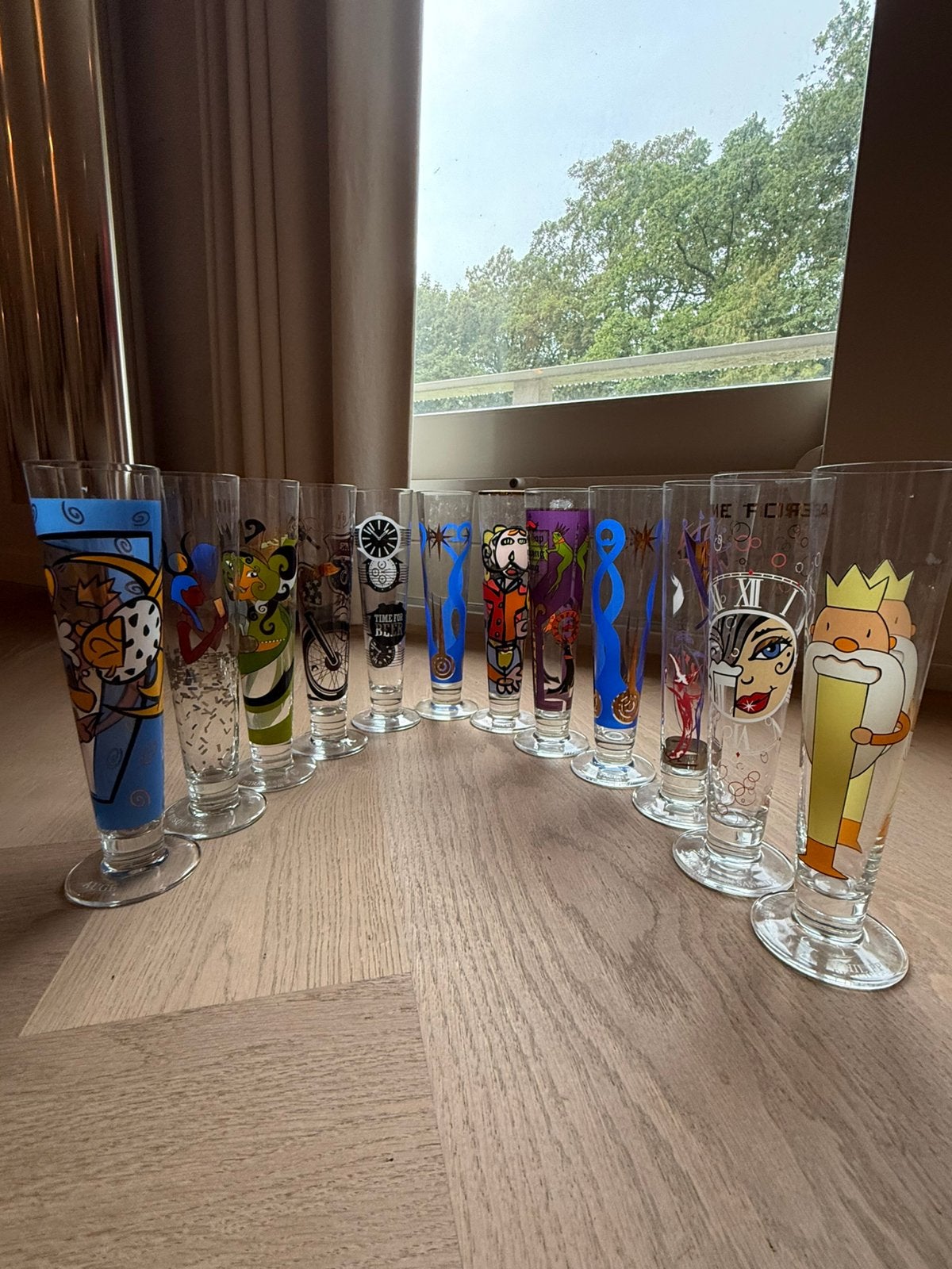 Ritzenhoff  bierglazen 12 stuks, Ophalen of Verzenden, Zo goed als nieuw, Bierglas