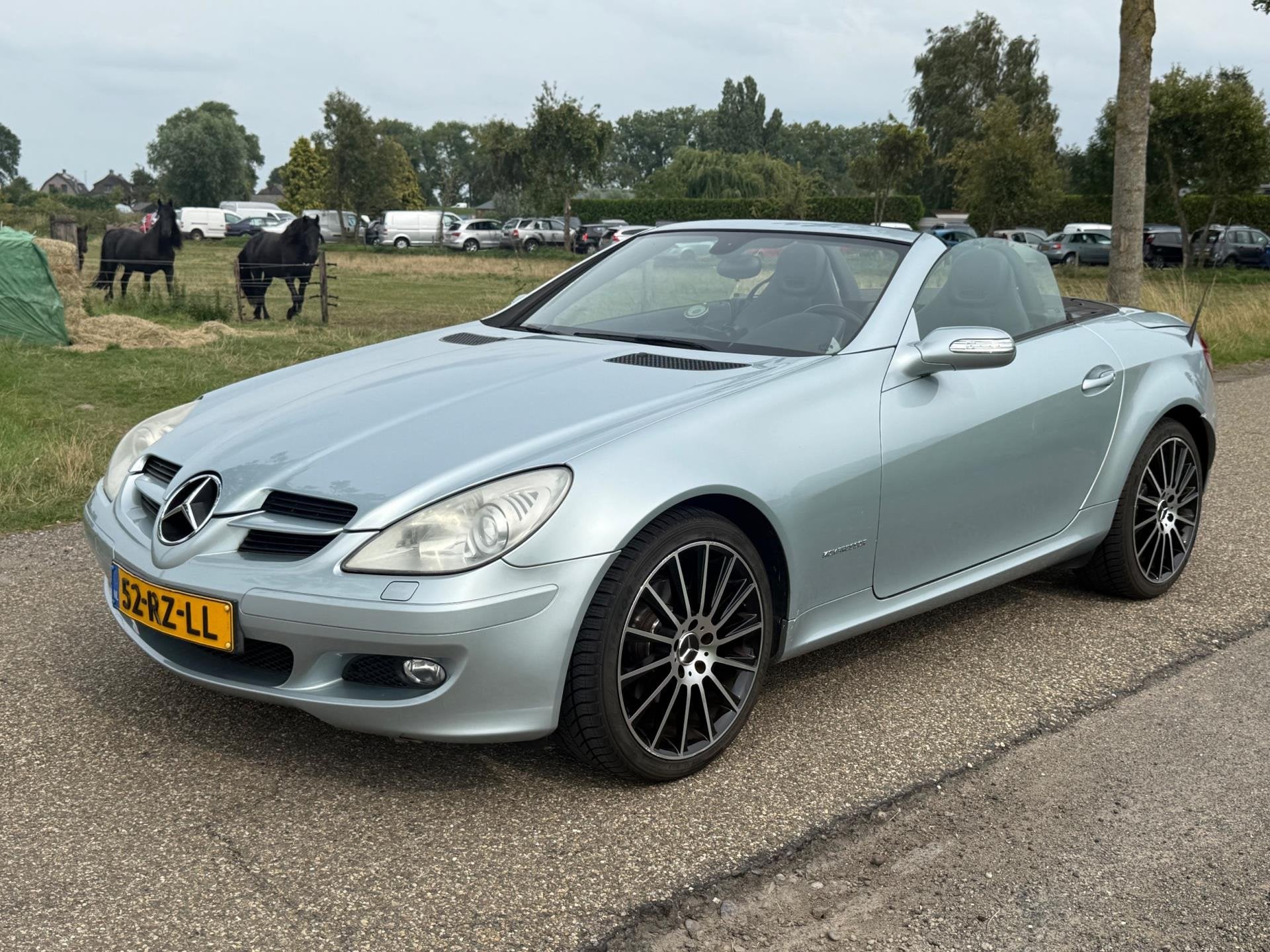 Mercedes-Benz SLK-klasse 200 K AUT APK 11-2026 Leder Airco 1, Automaat, Achterwielaandrijving, Gebruikt, Zwart