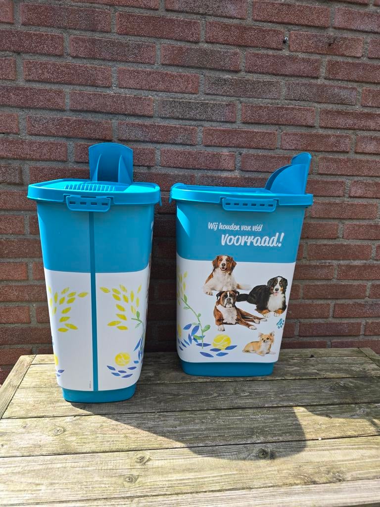 Ranzijn voederbak c.a. 45x20x28cm 2stuks, Ophalen