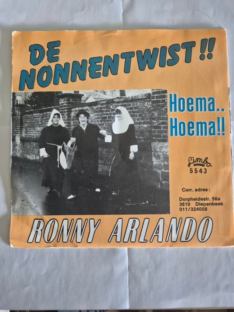 Ronny Arlando  de nonnentwist, Cd's en Dvd's, Vinyl | Nederlandstalig, Ophalen of Verzenden, Zo goed als nieuw, Overige formaten