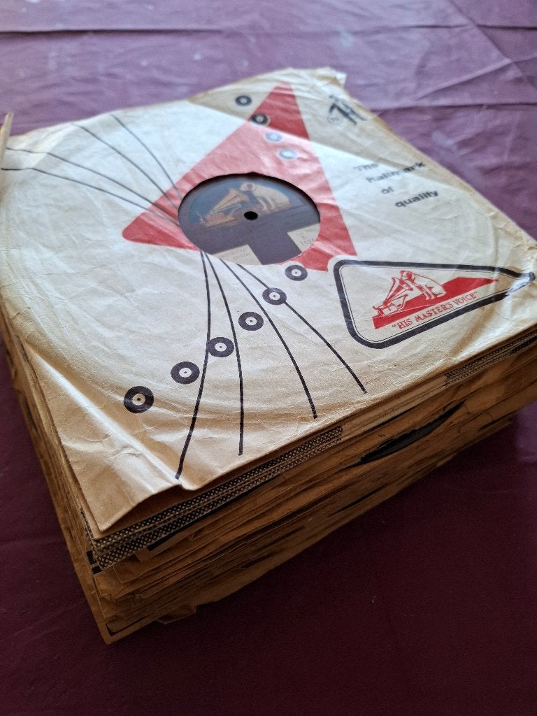 40 78 toeren platen, bakkeliet, shellac 78 RPM 1931 tm 1959, Cd's en Dvd's, Vinyl | Overige Vinyl, Gebruikt, 10 inch, Originele persing