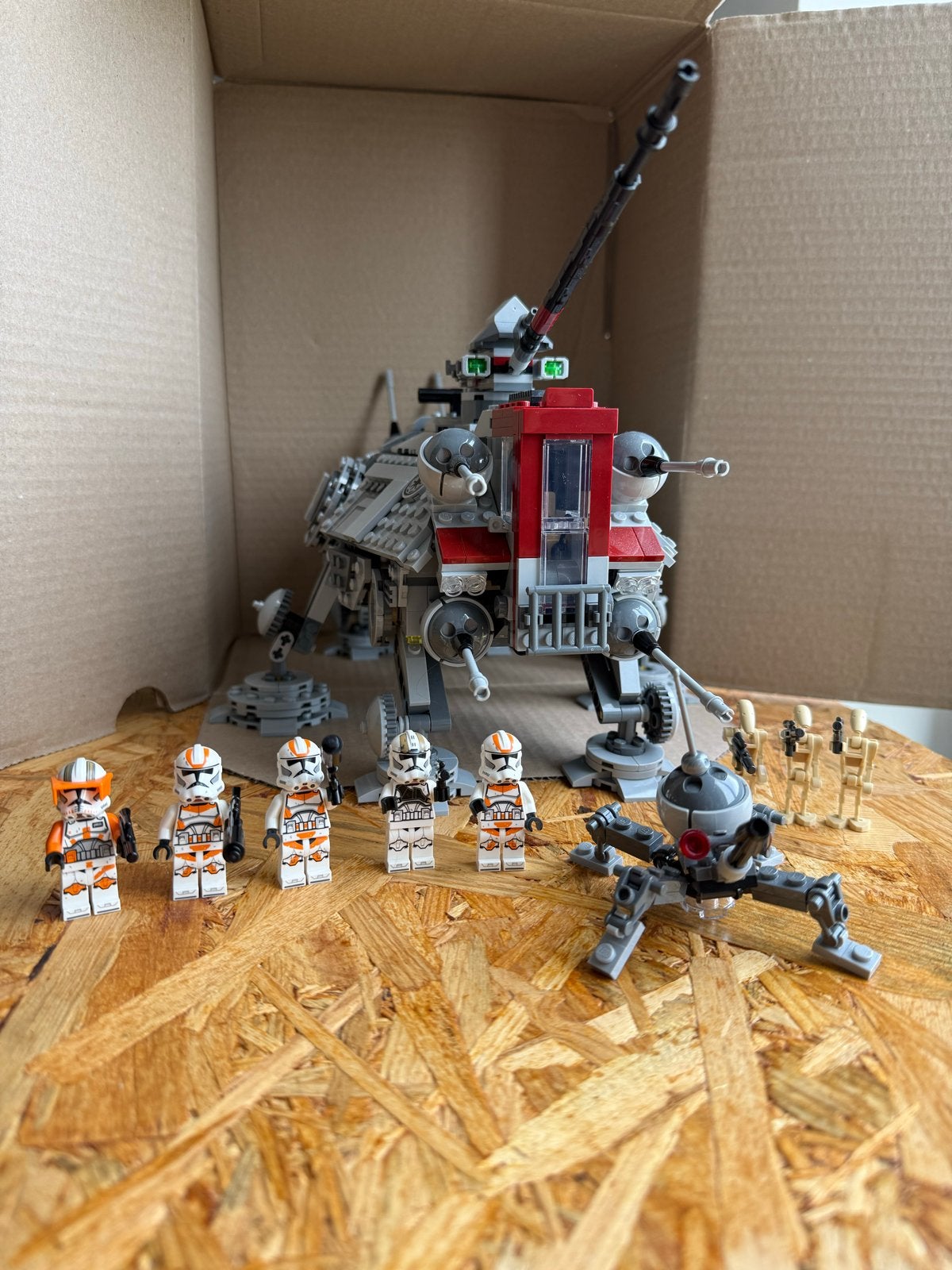 LEGO Star Wars AT-TE Walker (75337) met minifiguren, Gebruikt, Star Wars, Lego, Ophalen of Verzenden
