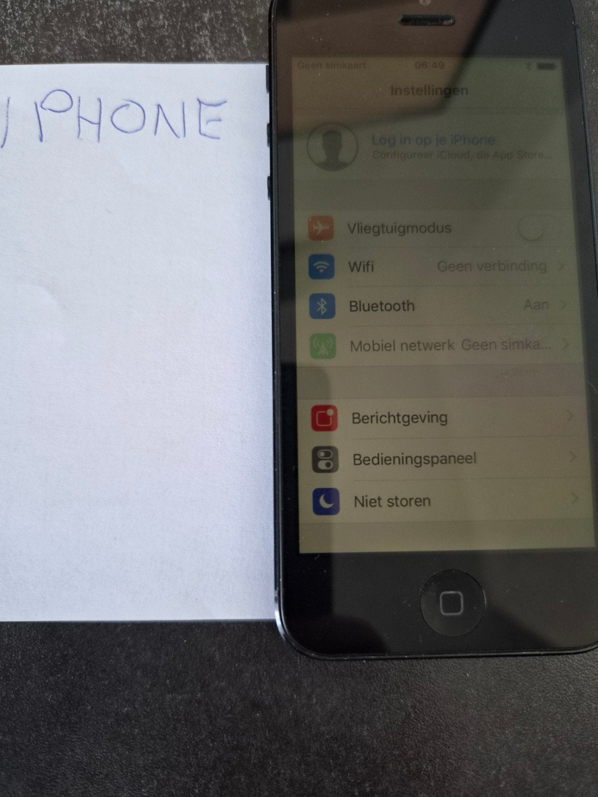 iPhone 5S 16GB Zwart - Zonder mankementen, Telecommunicatie, Ophalen, 16 GB, Zwart, Zo goed als nieuw