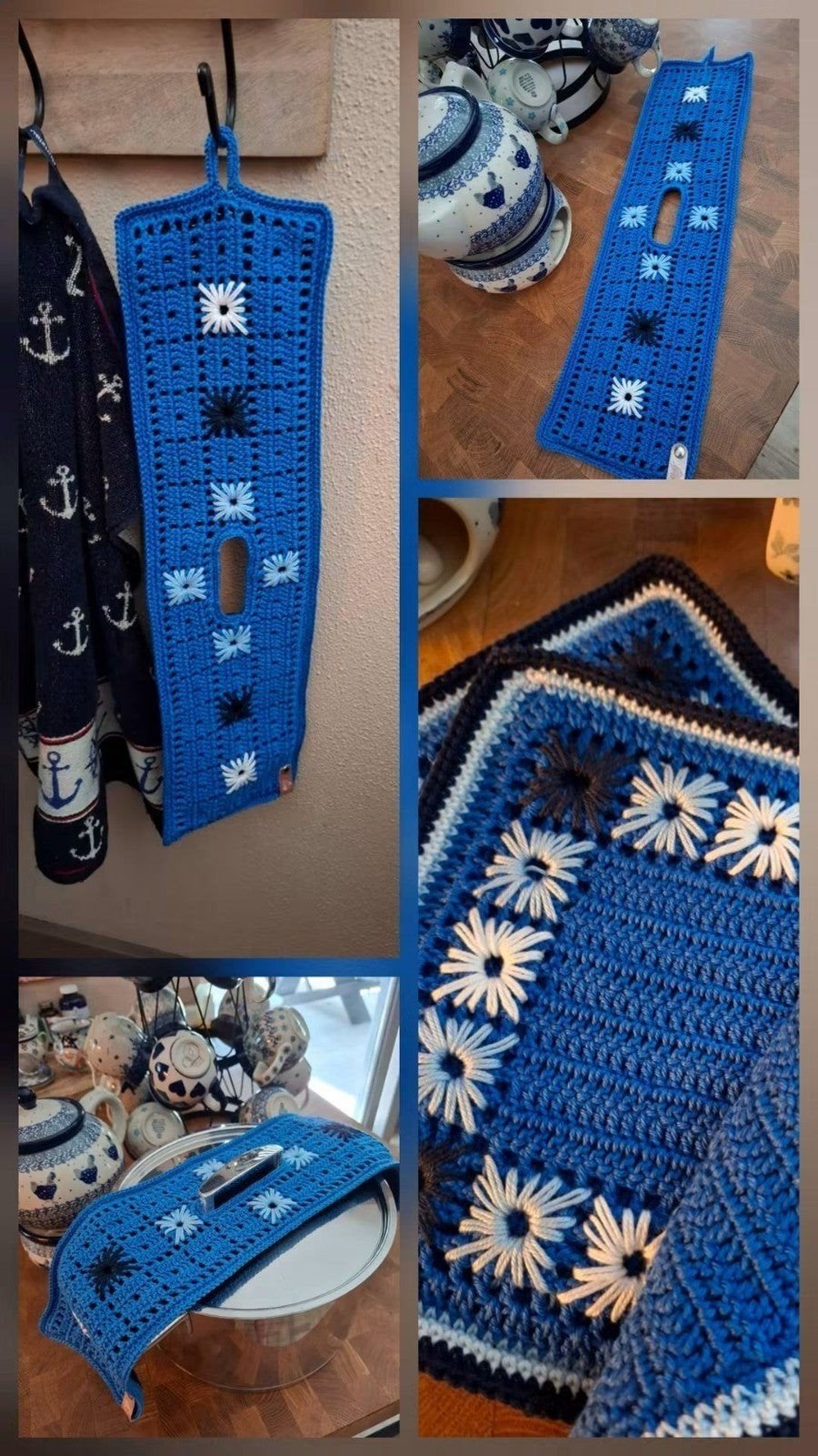 Afgiethulp, pannenlappen, handgehaakt, Ophalen of Verzenden, Nieuw