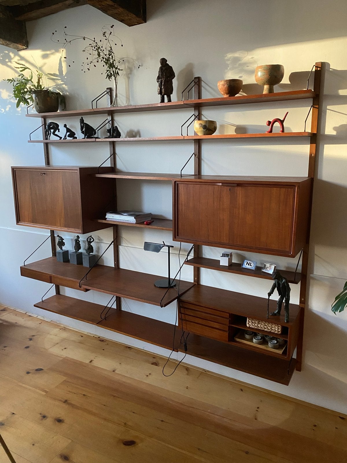 Poul Cadovius Royal System wandmeubel - Deens design, Ophalen, 25 tot 50 cm, Minder dan 100 cm