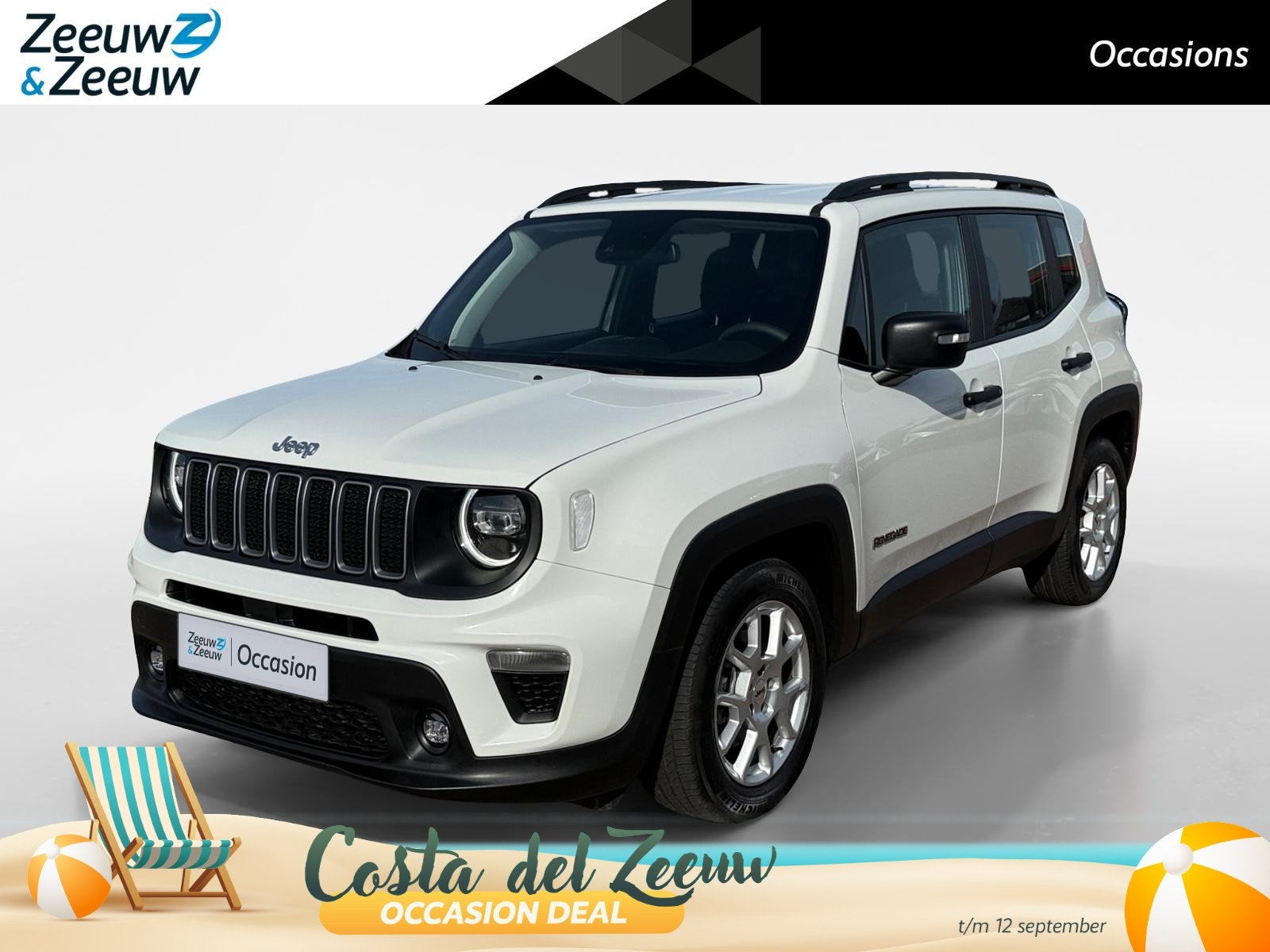 Jeep Renegade 1.5T e-Hybrid Longitude *Automaat*Navi+Camera*, Stof, Gebruikt, 4 cilinders, 129 pk
