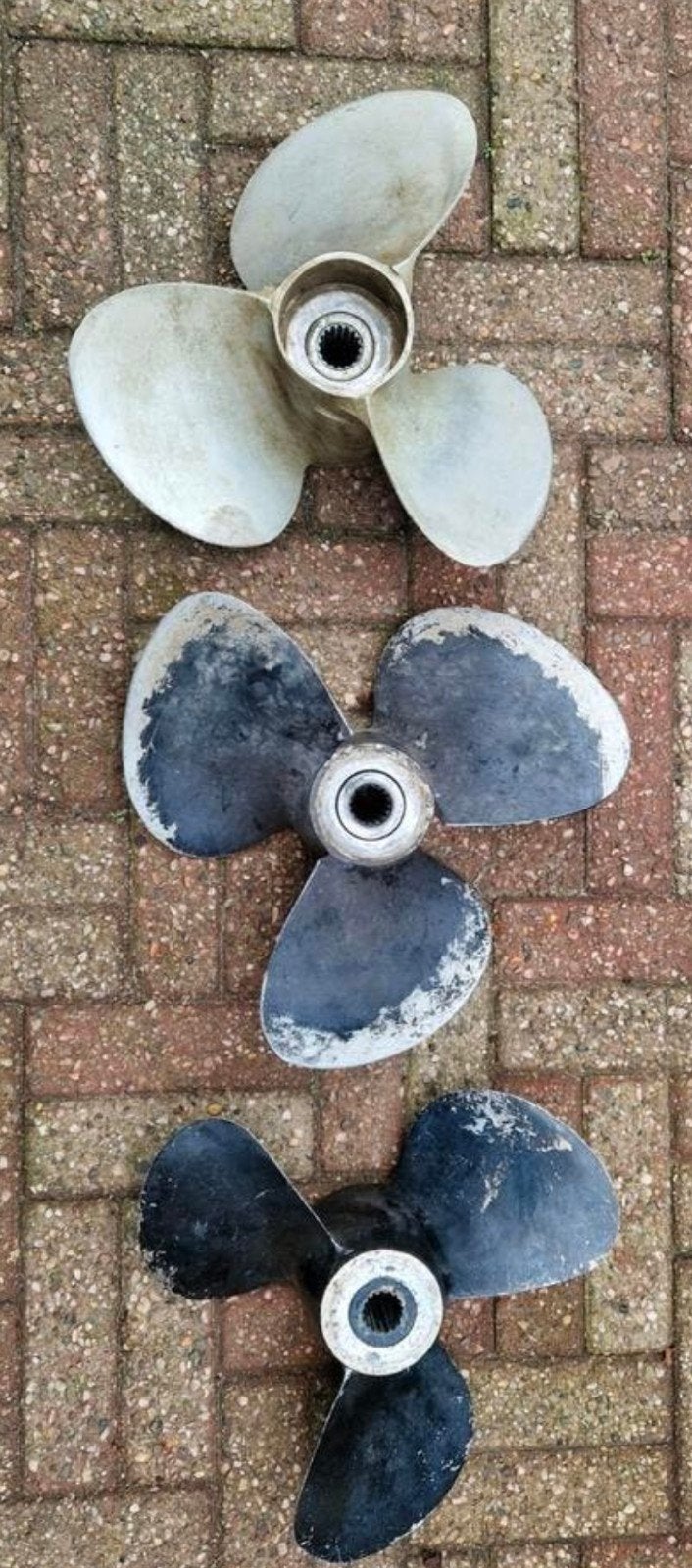 Gebruikte boot propellers (links-draaiend) voor Volvo Penta, Ophalen of Verzenden, Gebruikt, Motor en Techniek, Motorboot