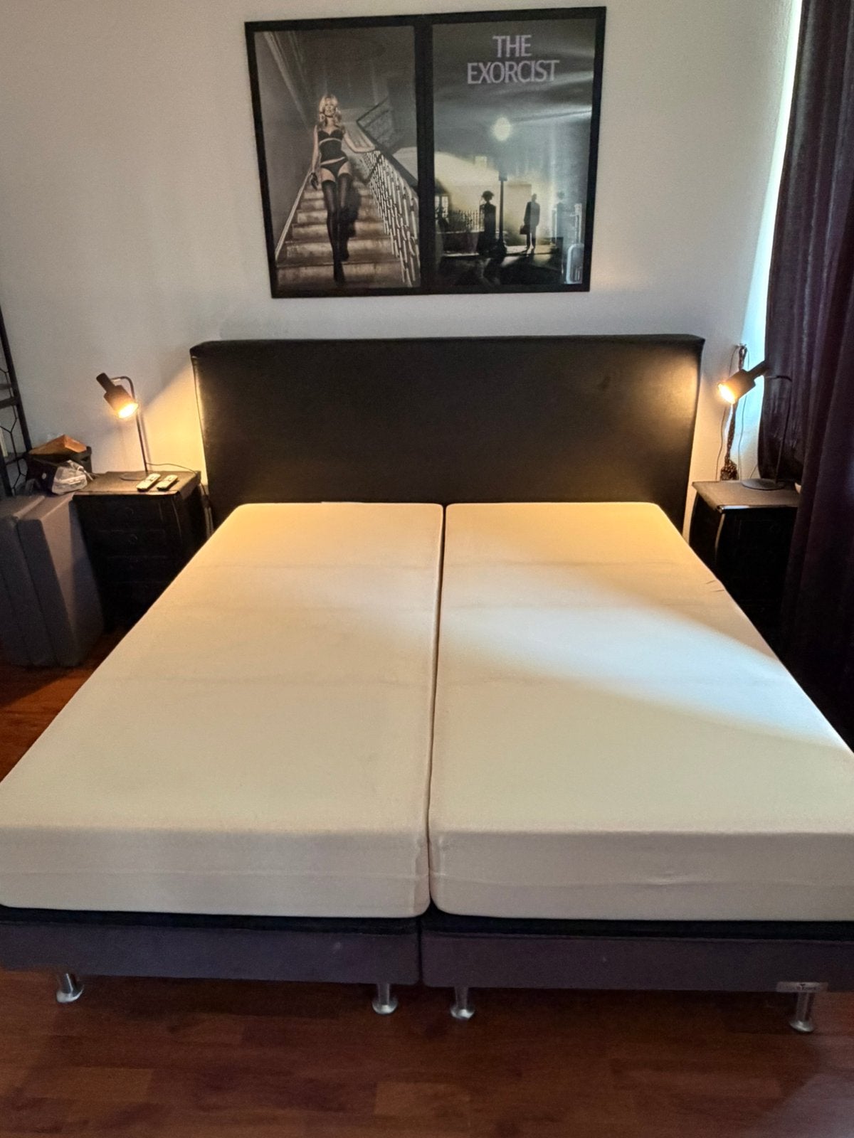 Caresse electrische boxspring bed, Ophalen, Zo goed als nieuw, Tweepersoons, 180 cm