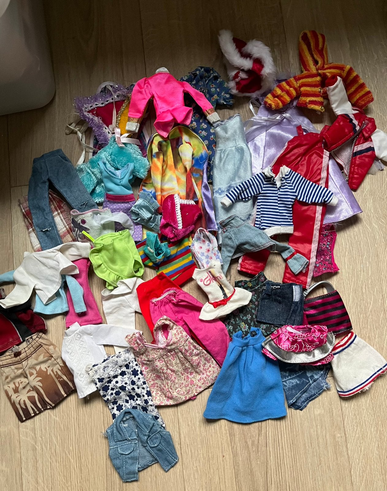 Vintage Barbie/Fleur kleertjes, Kinderen en Baby's, Ophalen of Verzenden, Gebruikt, Barbie