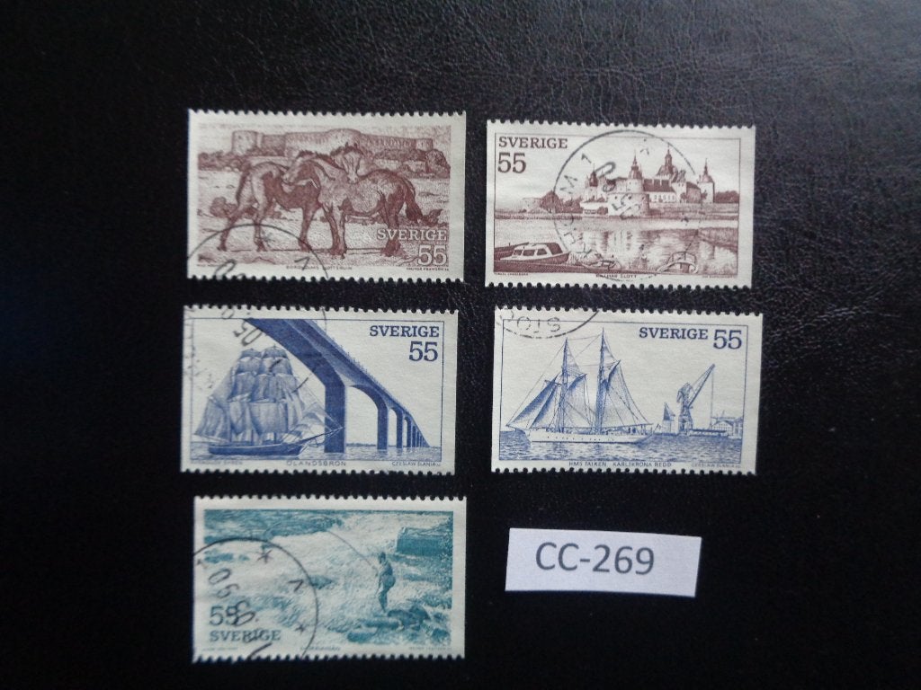 zweden - toerisme 1972 (cc-269), Ophalen of Verzenden, Zweden, Gestempeld