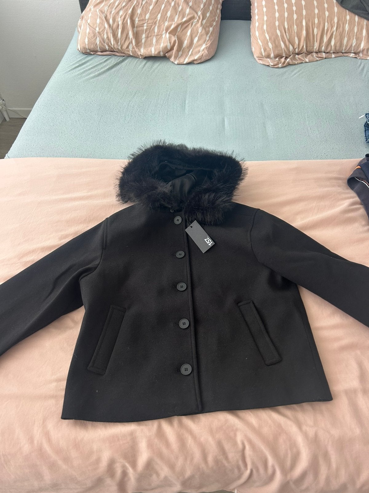 Trenchcoat New, Ophalen of Verzenden, Nieuw, Maat 36 (S), Zwart