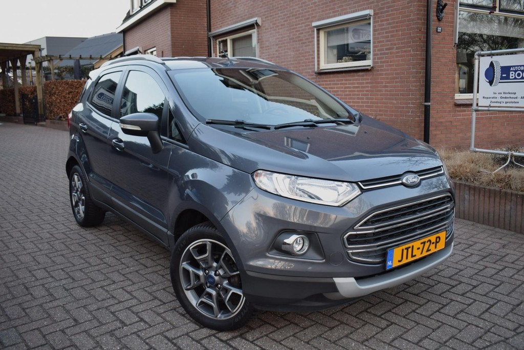 Ford ECOSPORT 1.5 Ti-VCT Titanium AUTOMAAT/NAVI/CRUISE-CONTR, Auto's, Ford, Leder en Stof, Bedrijf, 112 pk, SUV of Terreinwagen