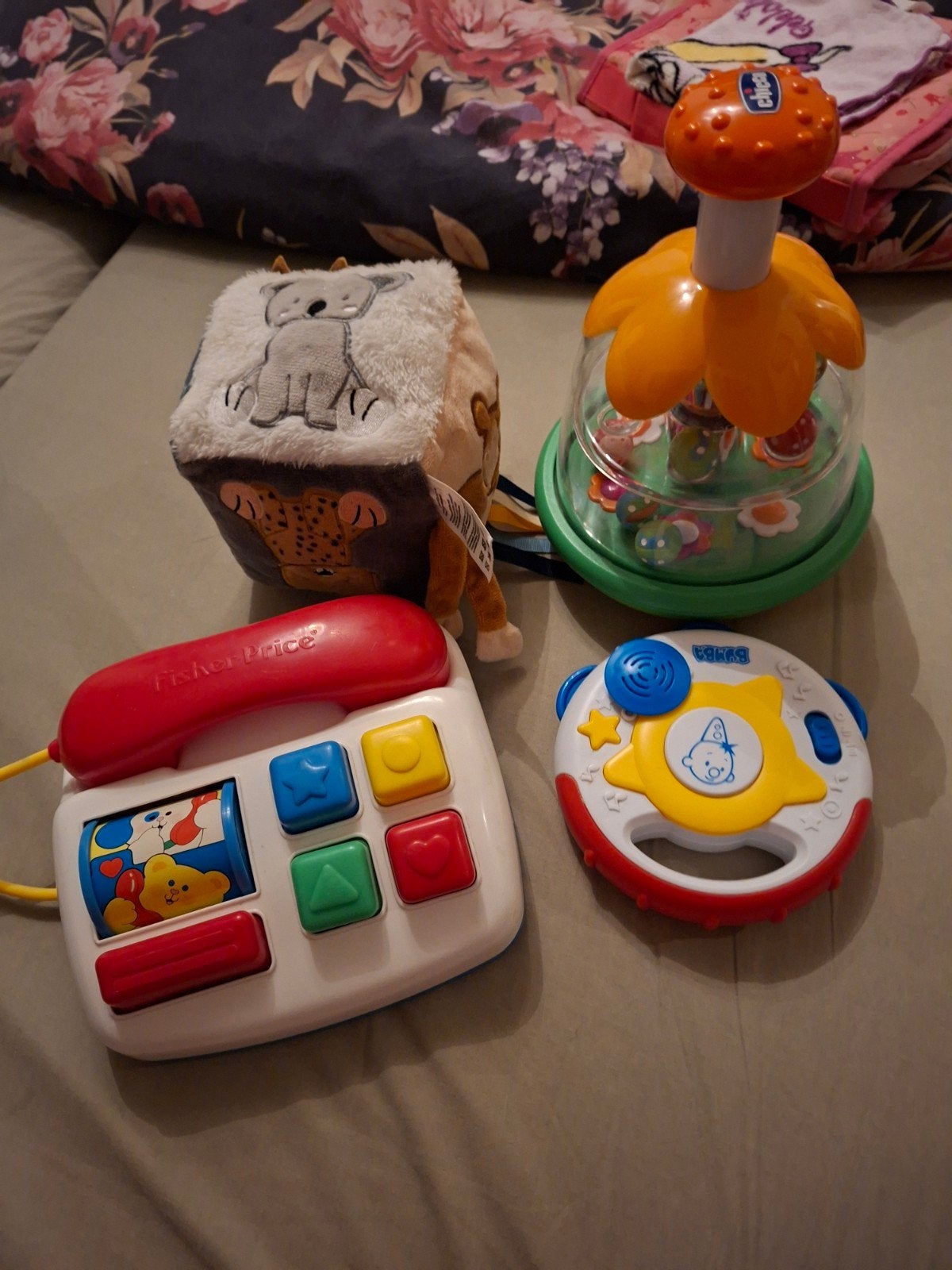 Baby speelgoed set: Fisher Price, Bumba, Makk, Kinderen en Baby's, Ophalen of Verzenden, Gebruikt, Overige typen, Met geluid
