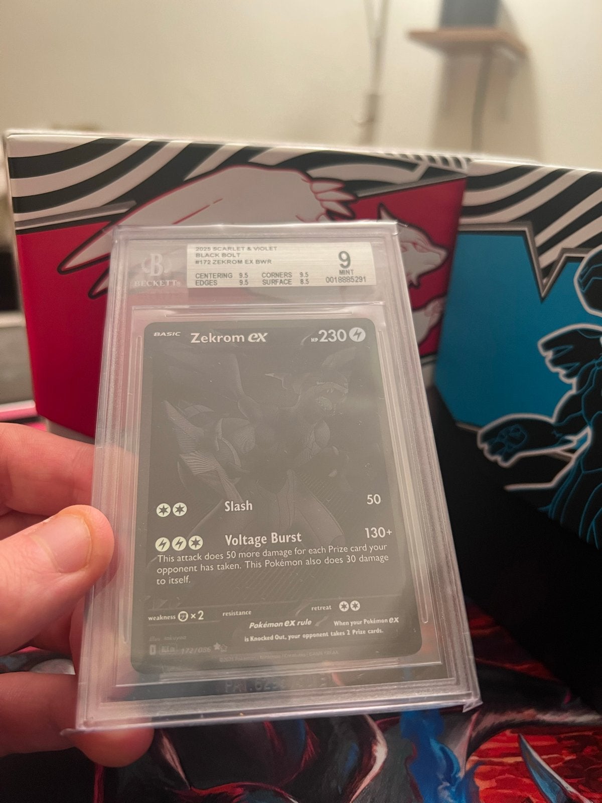 Zekrom ex BGS 9 (172/086), Ophalen, Zo goed als nieuw, Losse kaart