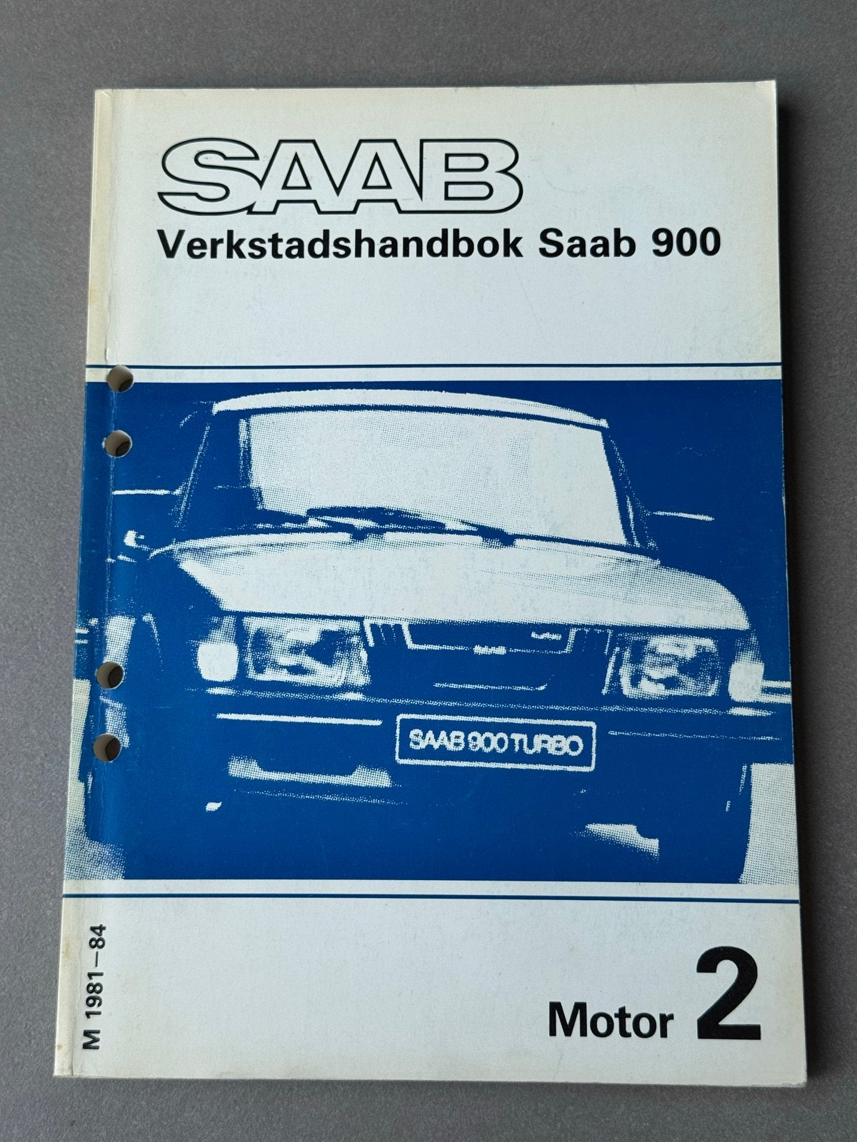 SAAB 900 Werkplaatshandboek Motor 2 (1981-1984), Ophalen of Verzenden