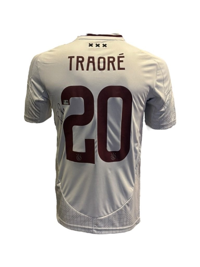 Bertrand Traore AFC Ajax 24/25  gesigneerd 3e shirt, Soccersignings.nl, Shirt, Ophalen of Verzenden, Zo goed als nieuw