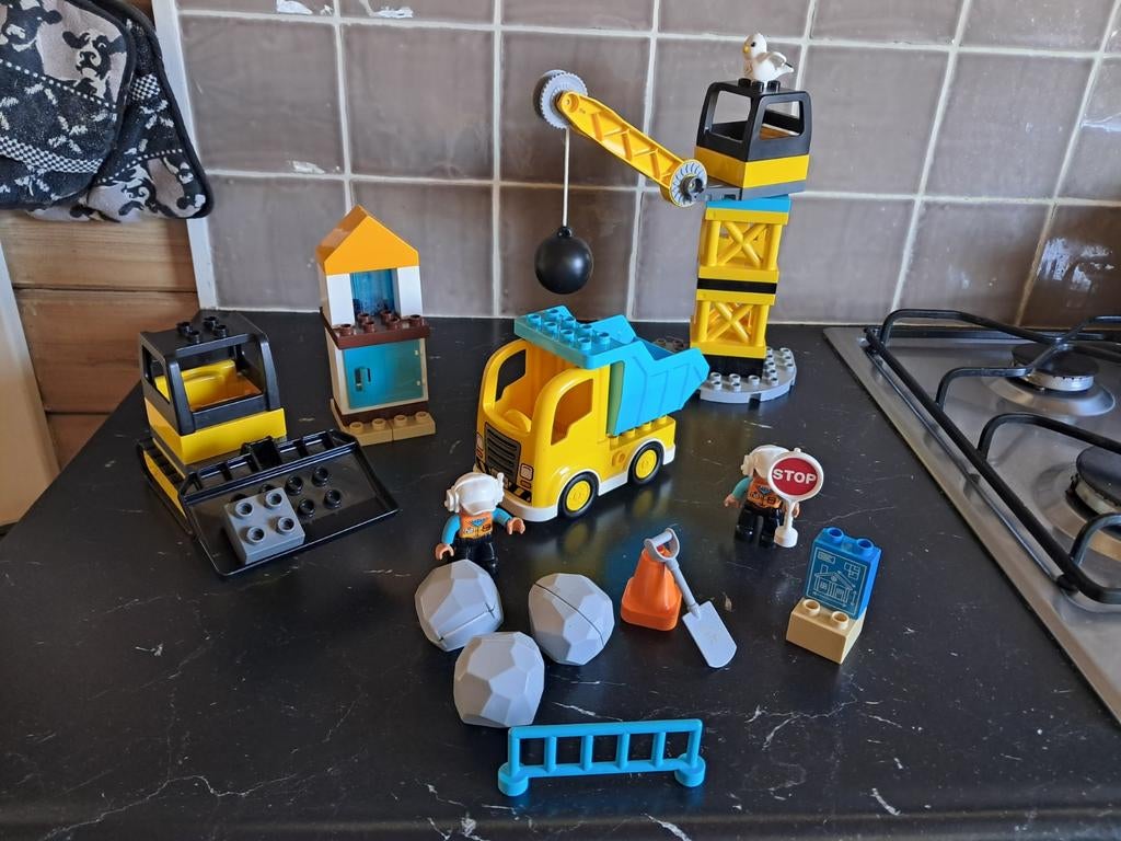 Duplo 10932 Sloopkogel afbraakwerkzaamheden, Ophalen of Verzenden, Zo goed als nieuw