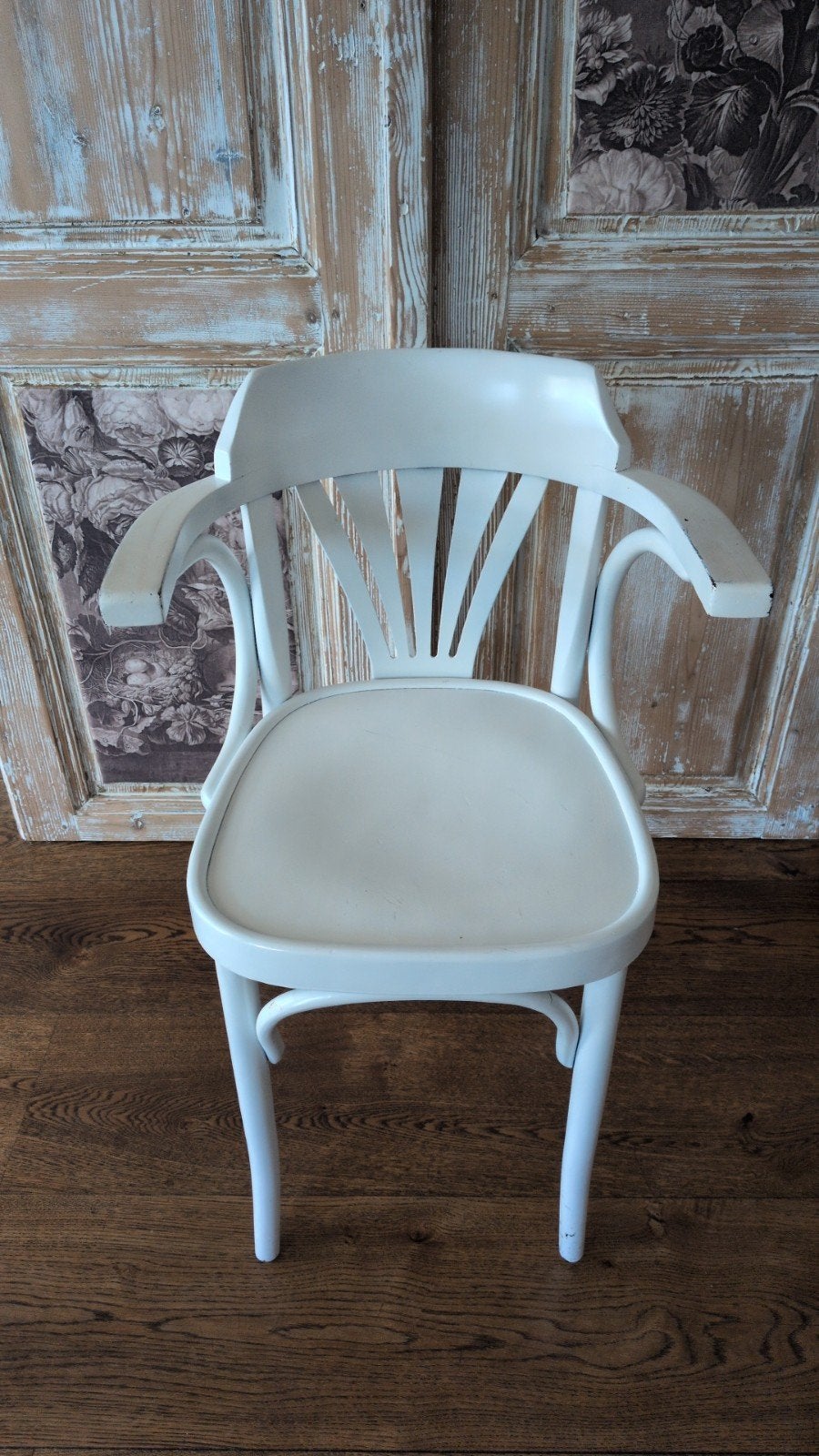 Vintage Brocante Caféstoel - Familiebedrijf, Ophalen