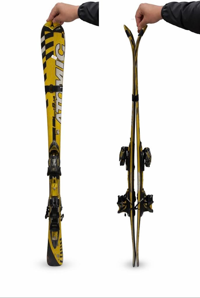 Gele atomic skies, Ophalen, 160 tot 180 cm, Zo goed als nieuw, Atomic