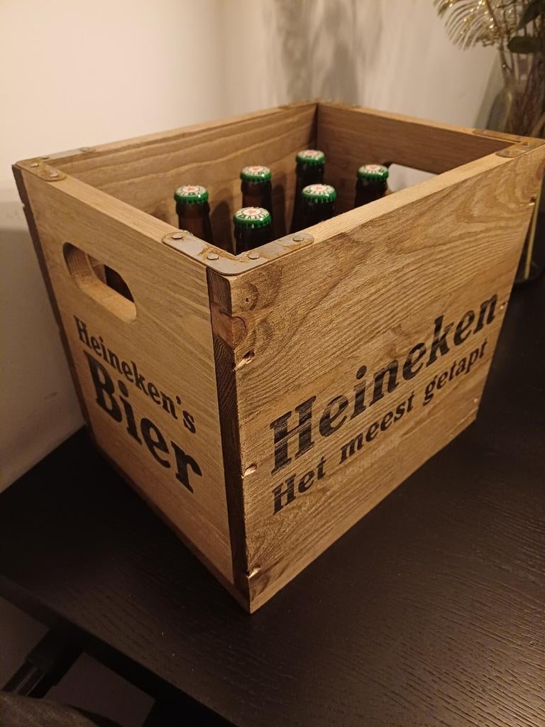 Heineken Jubileum Krat Limited Edition met 12 flesjes, Verzamelen, Ophalen