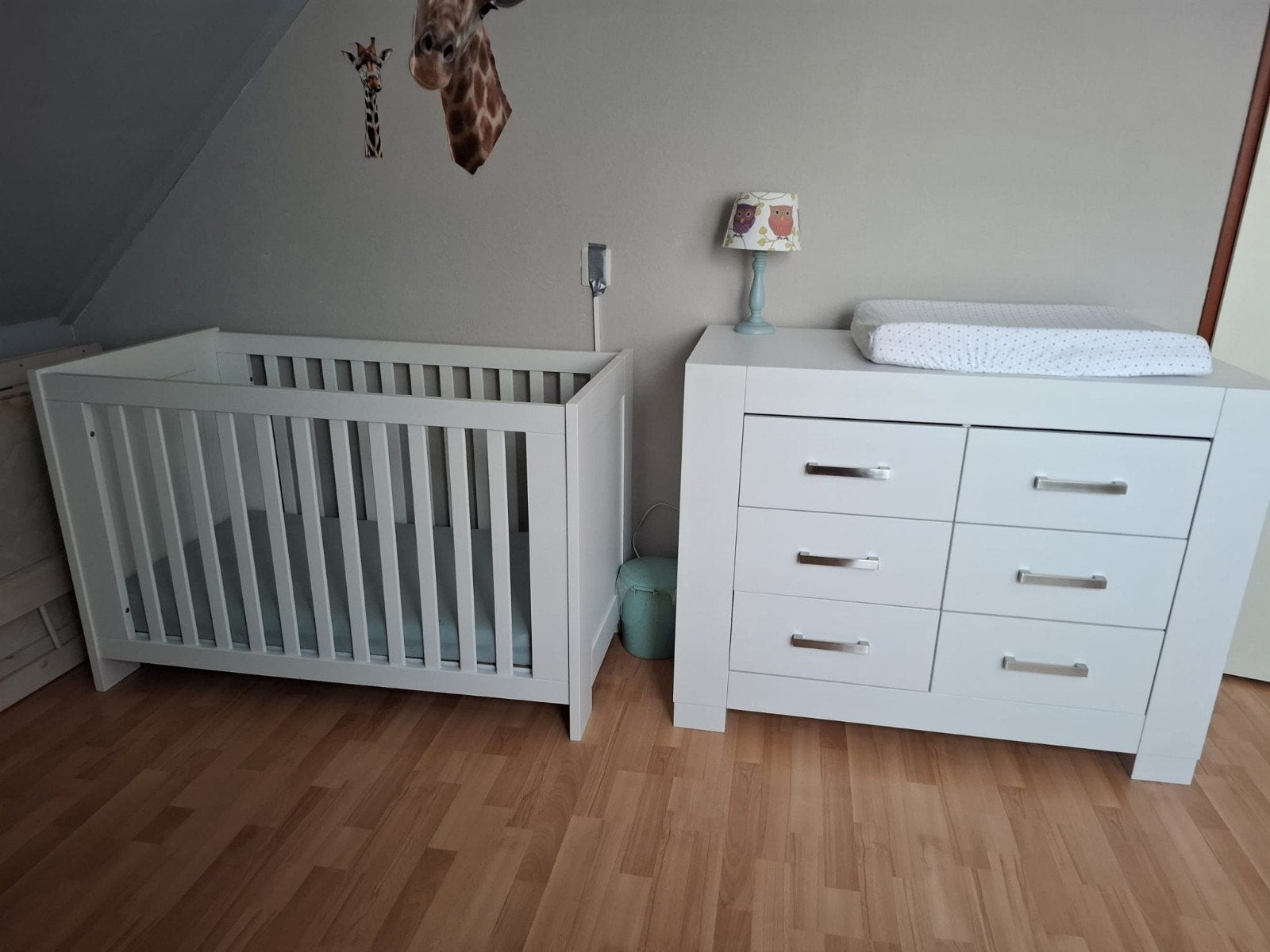 TWF Sevilla Ledikant en Commode - Zo goed als nieuw, Ophalen, Gebruikt