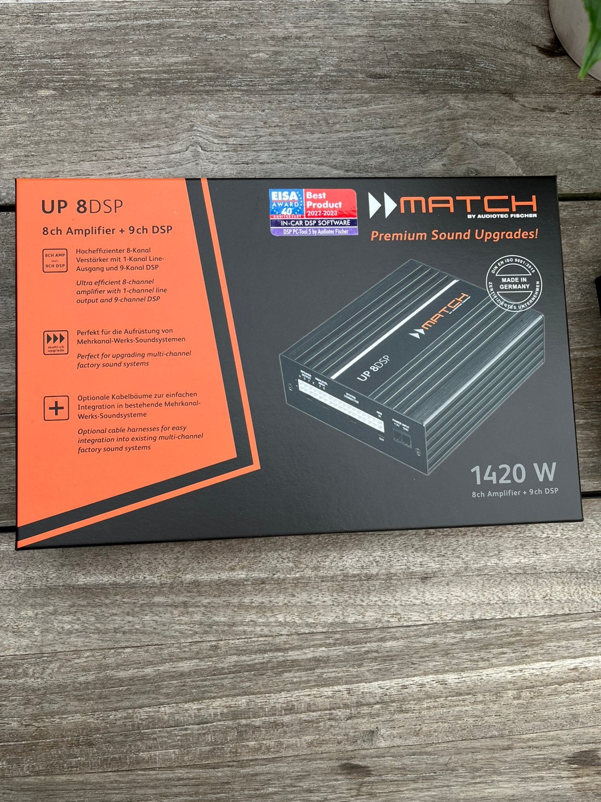 MATCH UP8DSP versterker + Helix subwoofer, Auto diversen, Ophalen of Verzenden, Zo goed als nieuw