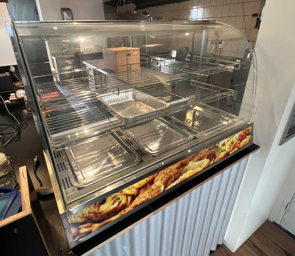 Warmhoudvitrine Warmtevitrine 95 cm HCB, Ophalen, Zo goed als nieuw, Overige merken