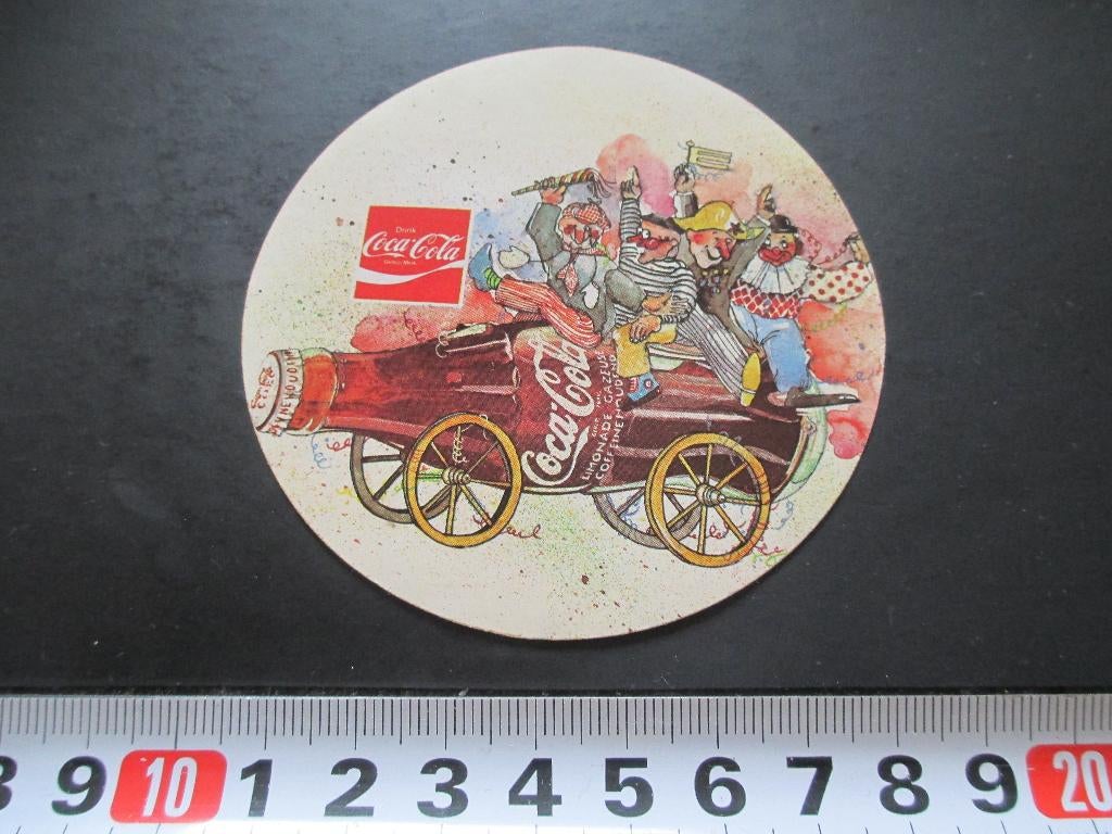 sticker frisdrank coca-cola strip optocht carnaval flesje, Ophalen, Zo goed als nieuw