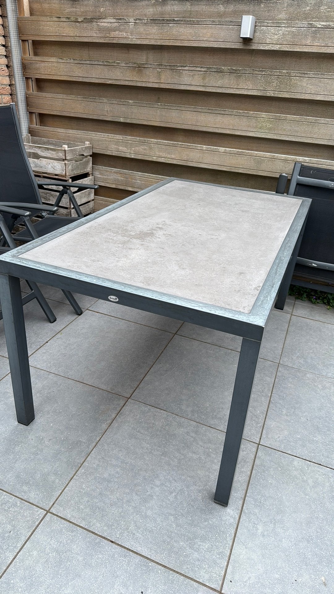 Tuintafel, Tuin en Terras, Ophalen, Gebruikt, Rechthoekig