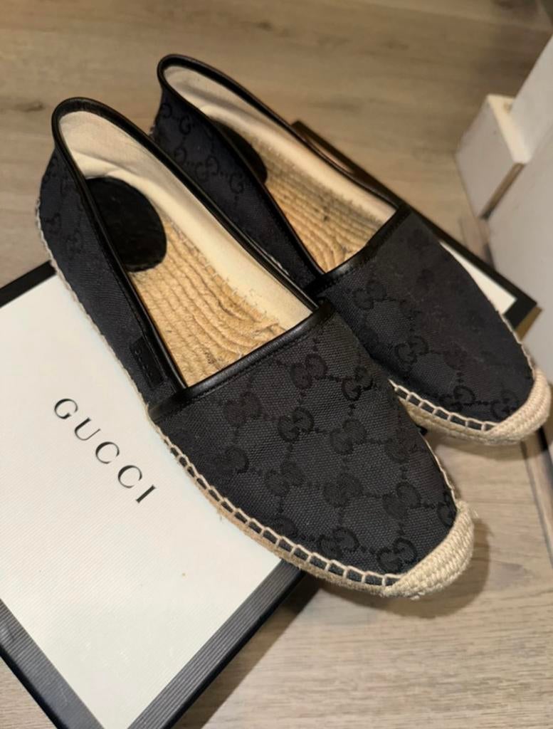 Gucci espadrilles, Kleding | Dames, Schoenen, Blauw, Ophalen of Verzenden, Espadrilles of Moccasins, Gedragen