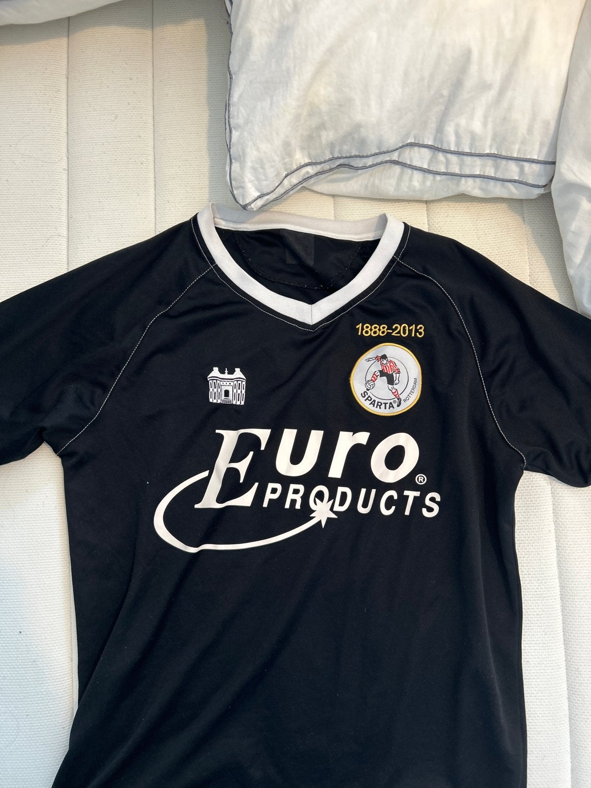 Sparta Rotterdam Shirt - Euro Products - MariFlex, Ophalen of Verzenden, Gedragen, Maat 52/54 (L), Zwart