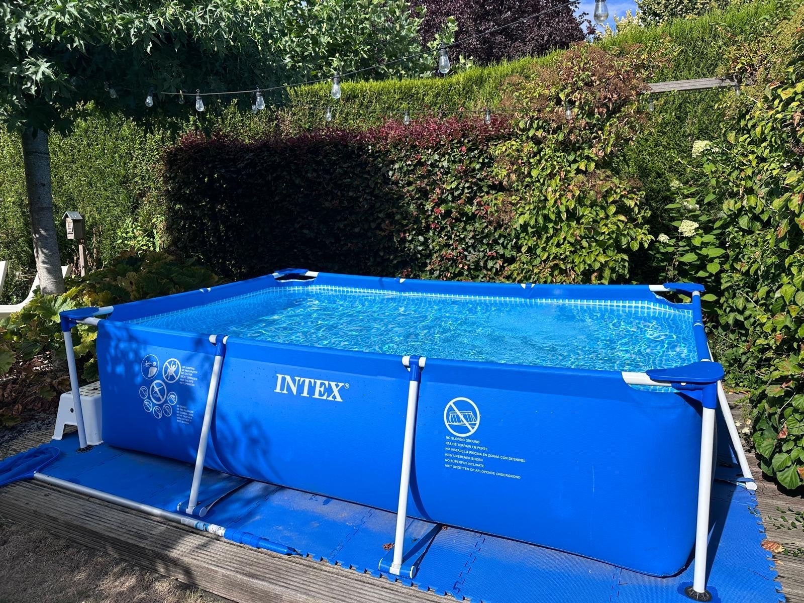Intex Opzetzwembad - Rechthoekig 2x3m - Compleet!, Ophalen, Gebruikt, Minder dan 80 cm, Minder dan 200 cm
