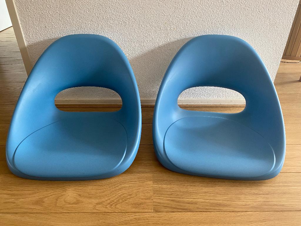 Bureaustoel zitting IKEA eldberget, Huis en Inrichting, Bureaustoelen, Ophalen, Zo goed als nieuw, Blauw, Bureaustoel
