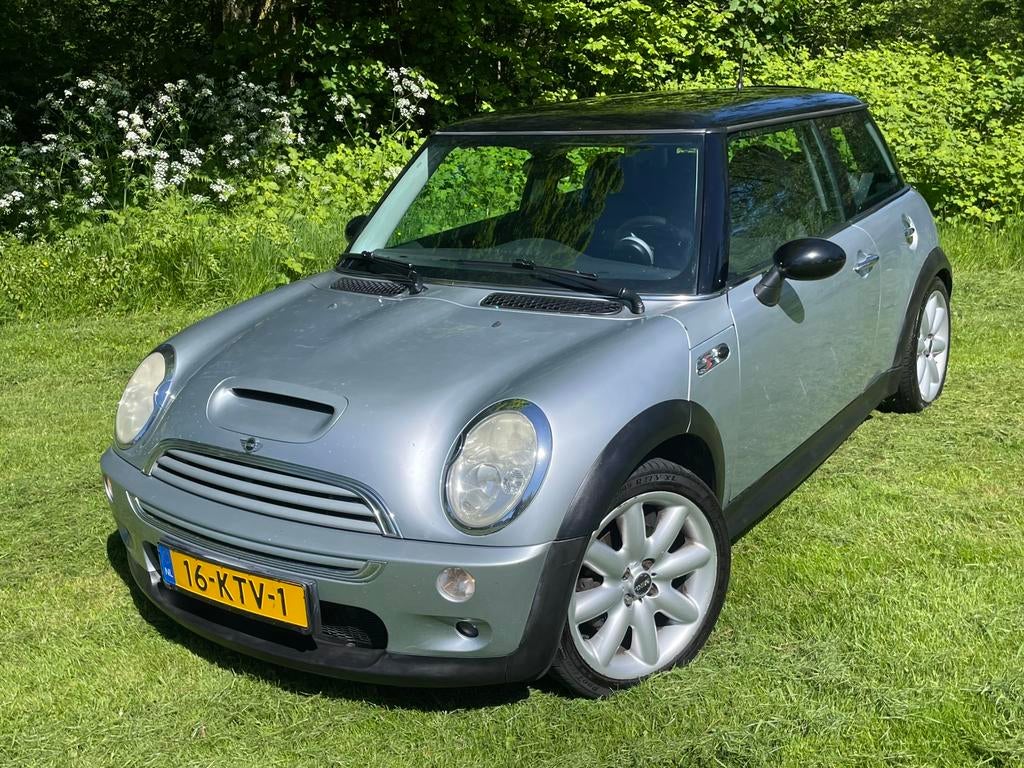 Mini Cooper S 1.6 4 cilinder, Auto's, Mini, Voorwielaandrijving, 4 cilinders, 4 stoelen, Leder en Stof