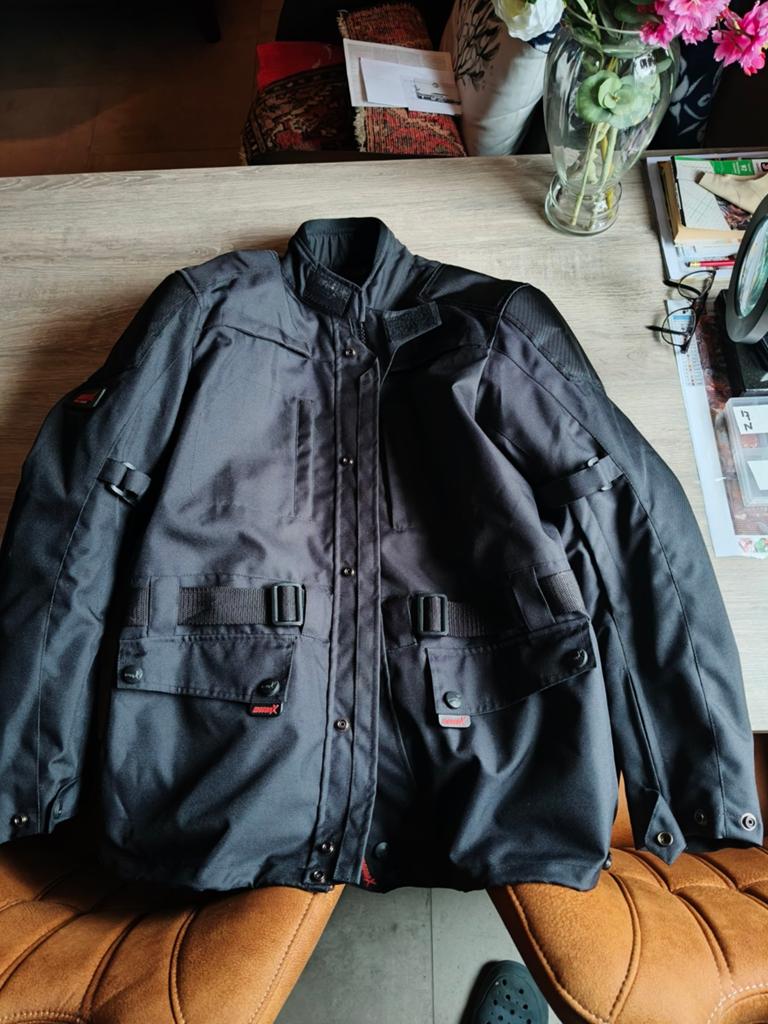 MotorX Textiel Motorjas Maat L - Slechts 1x Gedragen, Motoren, Kleding | Motorkleding, MotorX, Jas | textiel, Heren, Ophalen of Verzenden