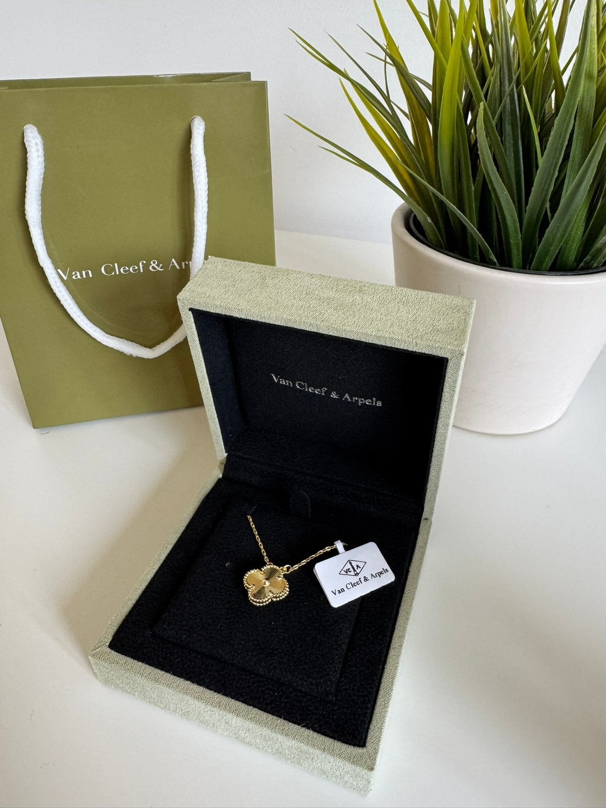 Van Cleef ketting Goud, Verzenden, Nieuw, Goud, Verstelbaar