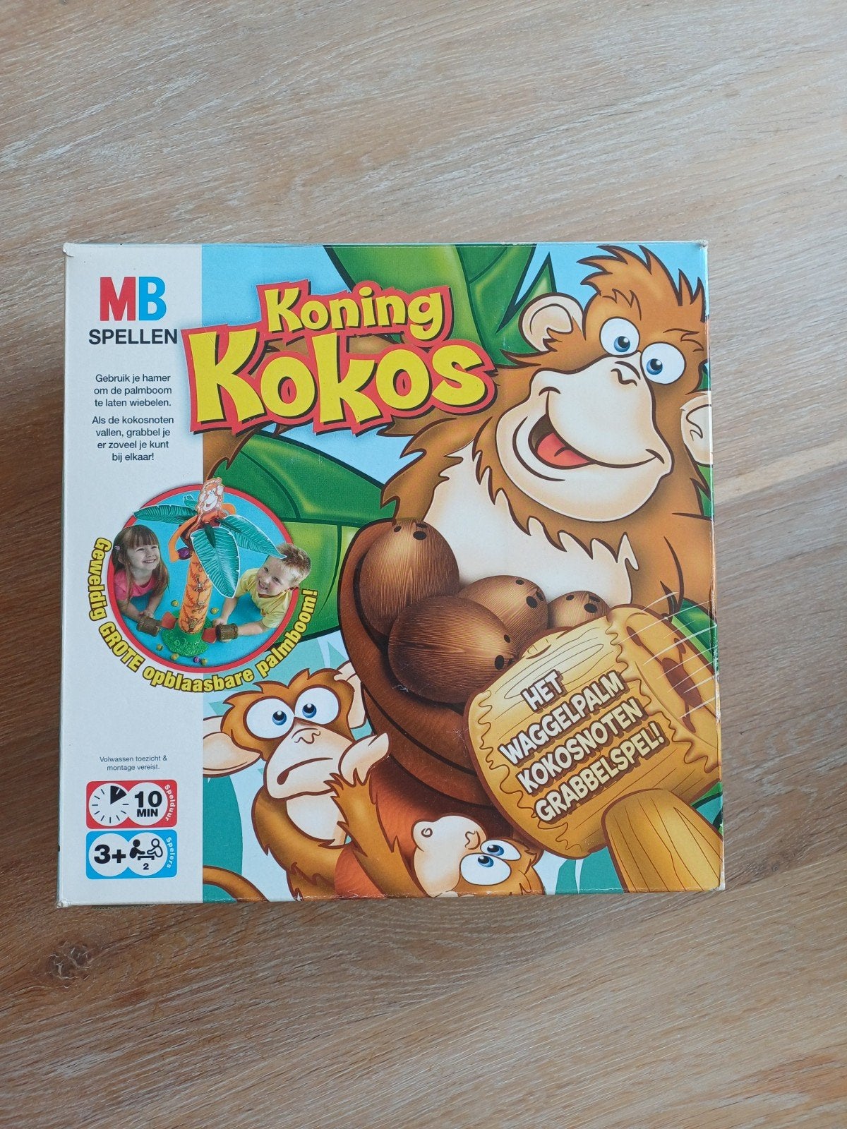 Koning Kokos Spel - MB Spellen, Een of twee spelers, Ophalen of Verzenden, Gebruikt, MB Spellen