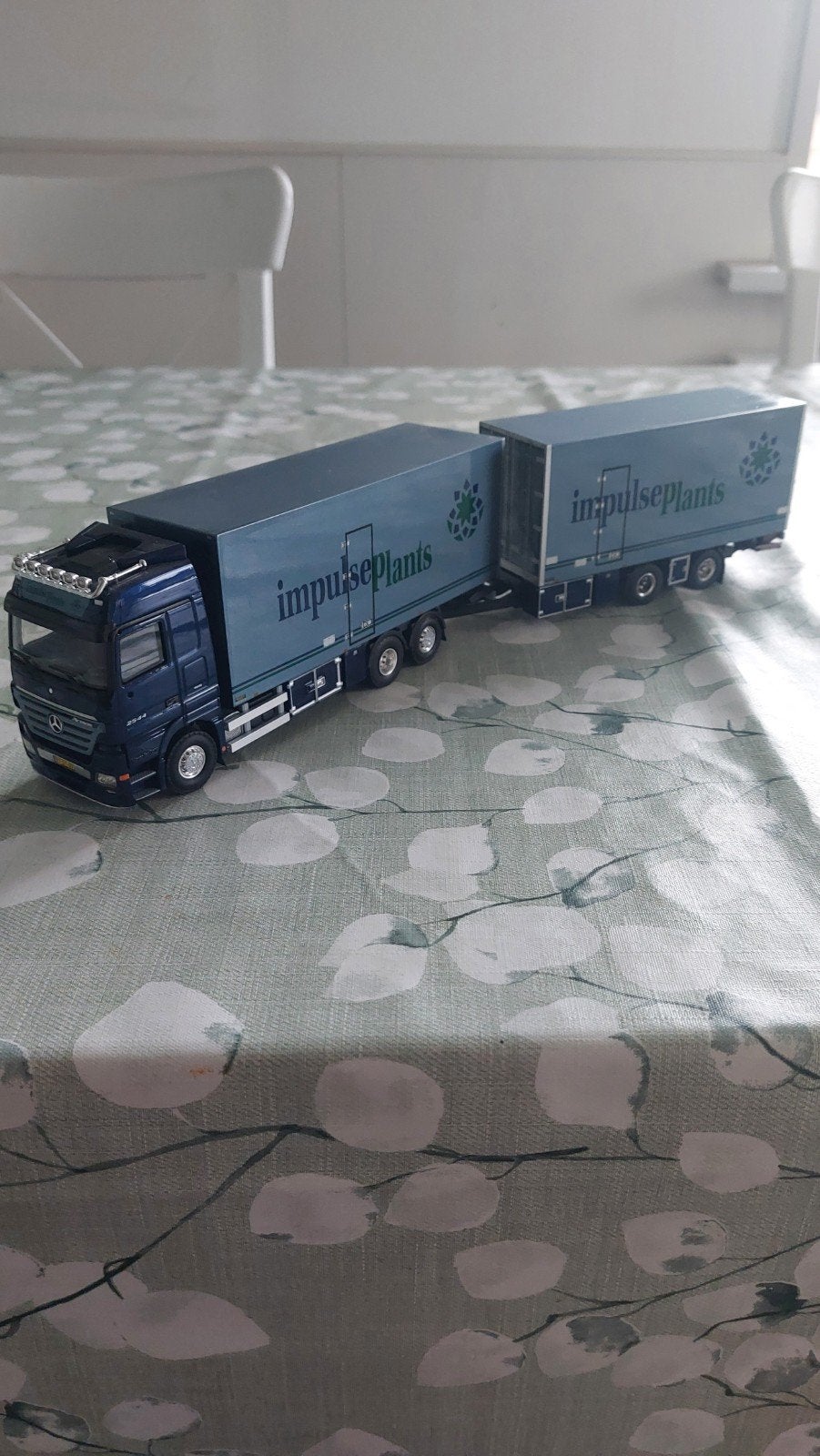 Mooie Actros Impulse Plants met certificaat, Italeri, Groter dan 1:32, Ophalen of Verzenden, Zo goed als nieuw