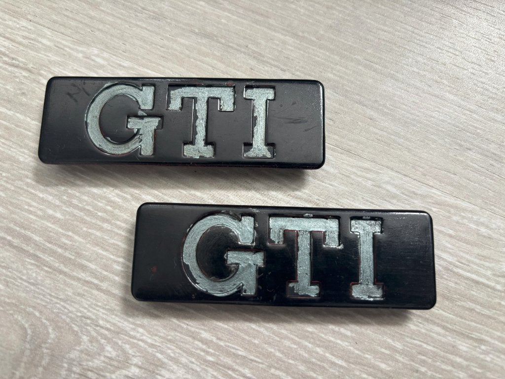 Volkswagen Golf 2 GTI badge embleem, Ophalen of Verzenden