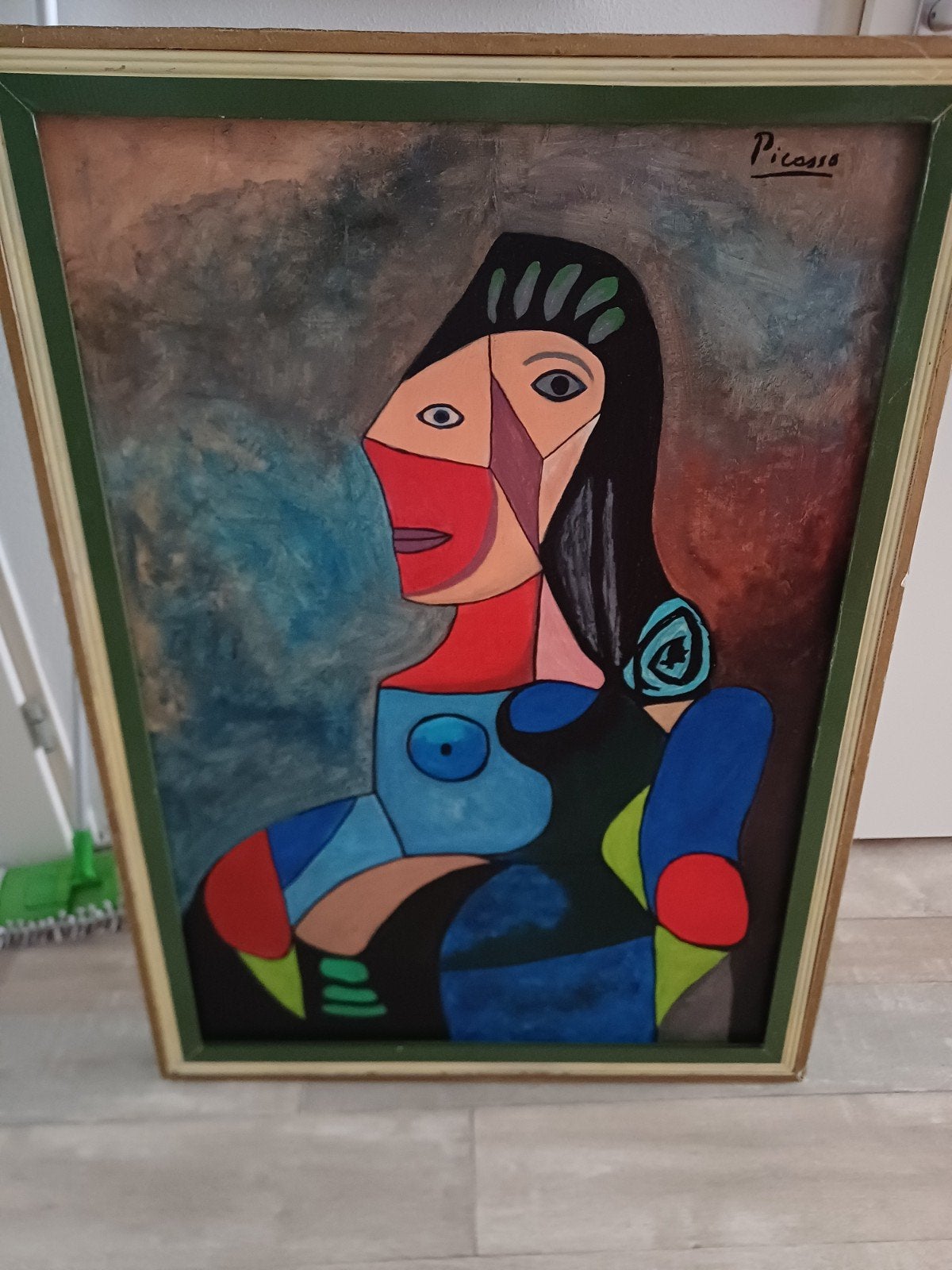 oud schilderij gesigneerd Picasso schilderd op doek????, Ophalen of Verzenden