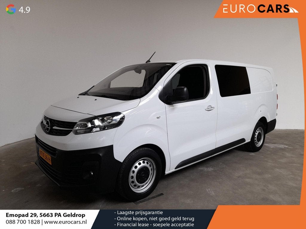 Opel Vivaro 2.0 CDTI L3H1 145PK Dubbele Cabine Edition Navig, Auto's, Bestelauto's, Stof, Gebruikt, Euro 6, 4 cilinders