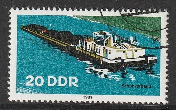 DDR 1981 2652 Duwschip 20p, Gest, Ophalen of Verzenden, DDR, Gestempeld