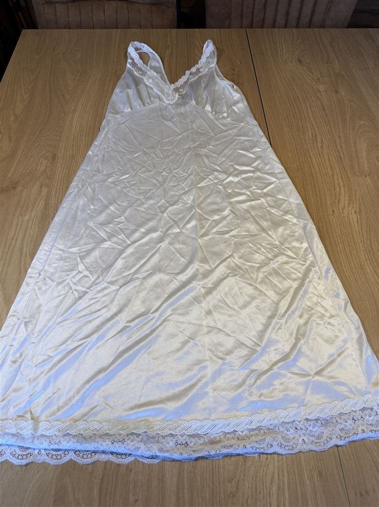 BHS Nachtjapon Wit met Kant - 86 cm, Ophalen of Verzenden, Wit