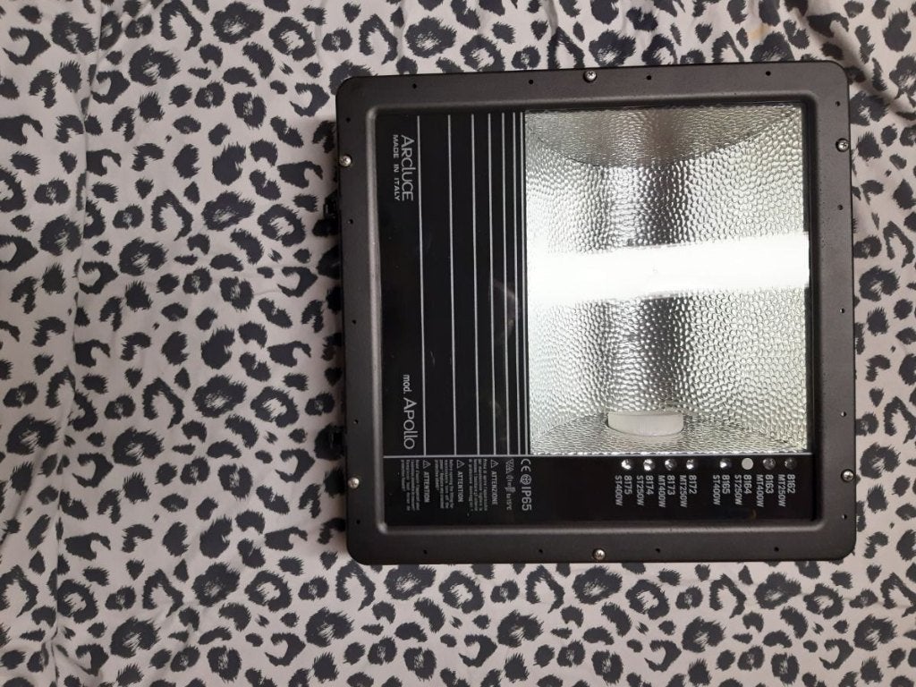 Buitenlamp / Bouwlamp / Schijnwerper/APOLLO, Ophalen, Nieuw, 200 tot 500 watt, Lamp met armatuur