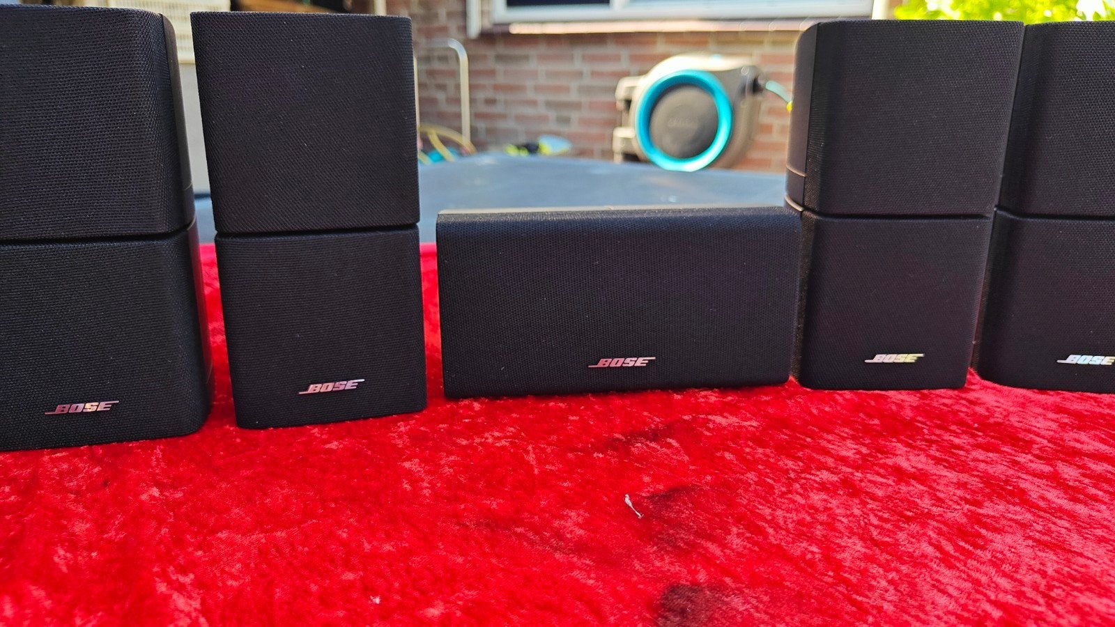 Bose dubbele Cube luidsprekers 5x met luidsprekerkabels, Overige merken, 70 watt of meer, Ophalen of Verzenden, Zo goed als nieuw