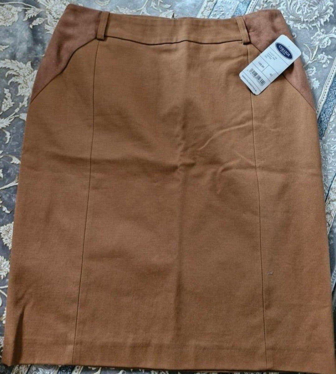 Nieuwe bruine dames rok - Lynde, maat M, Kleding | Dames, Bruin, Nieuw, Knielengte, Lynde