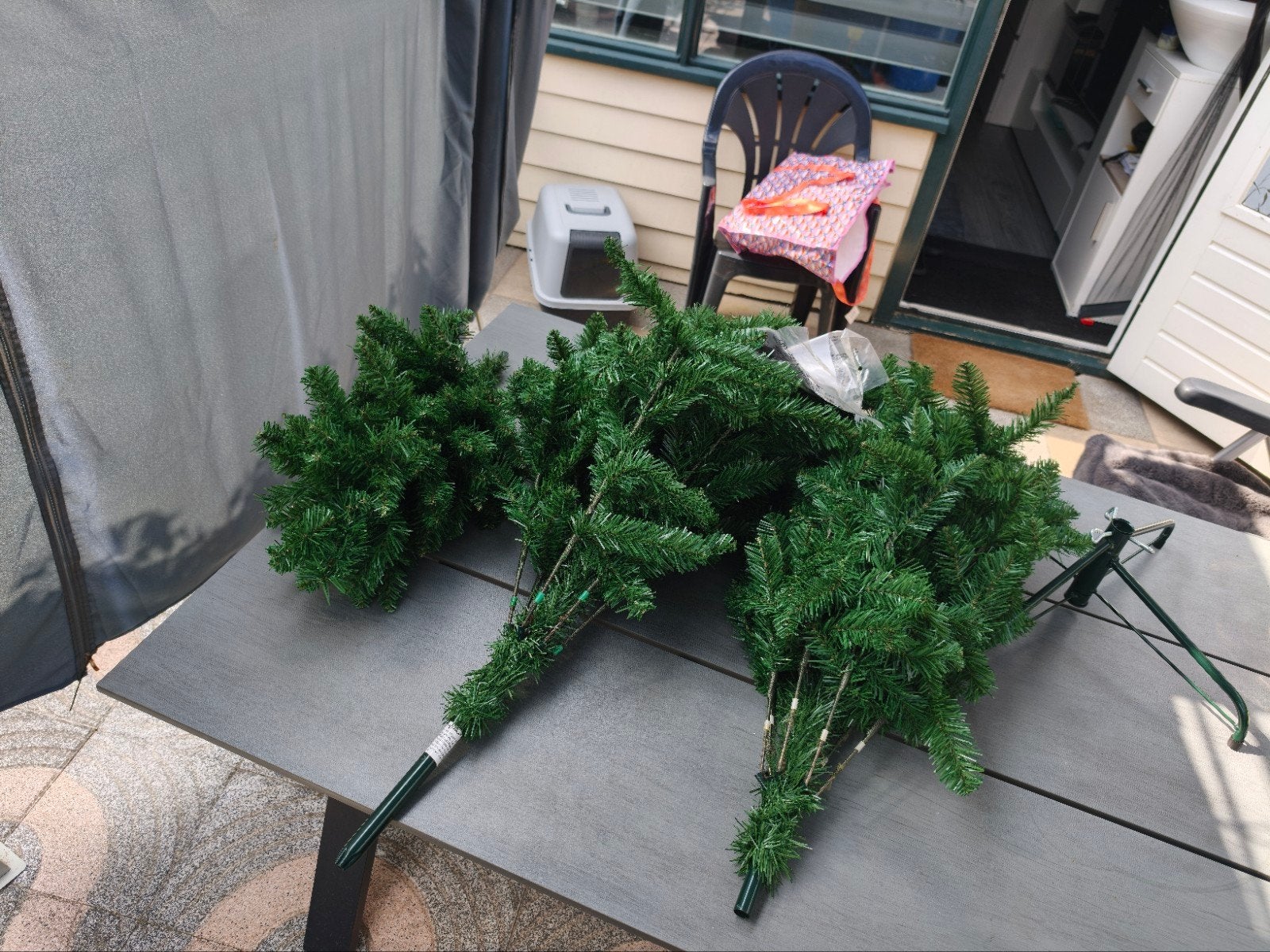 kunst kerst boom 180 cm hoog, Ophalen, Zo goed als nieuw