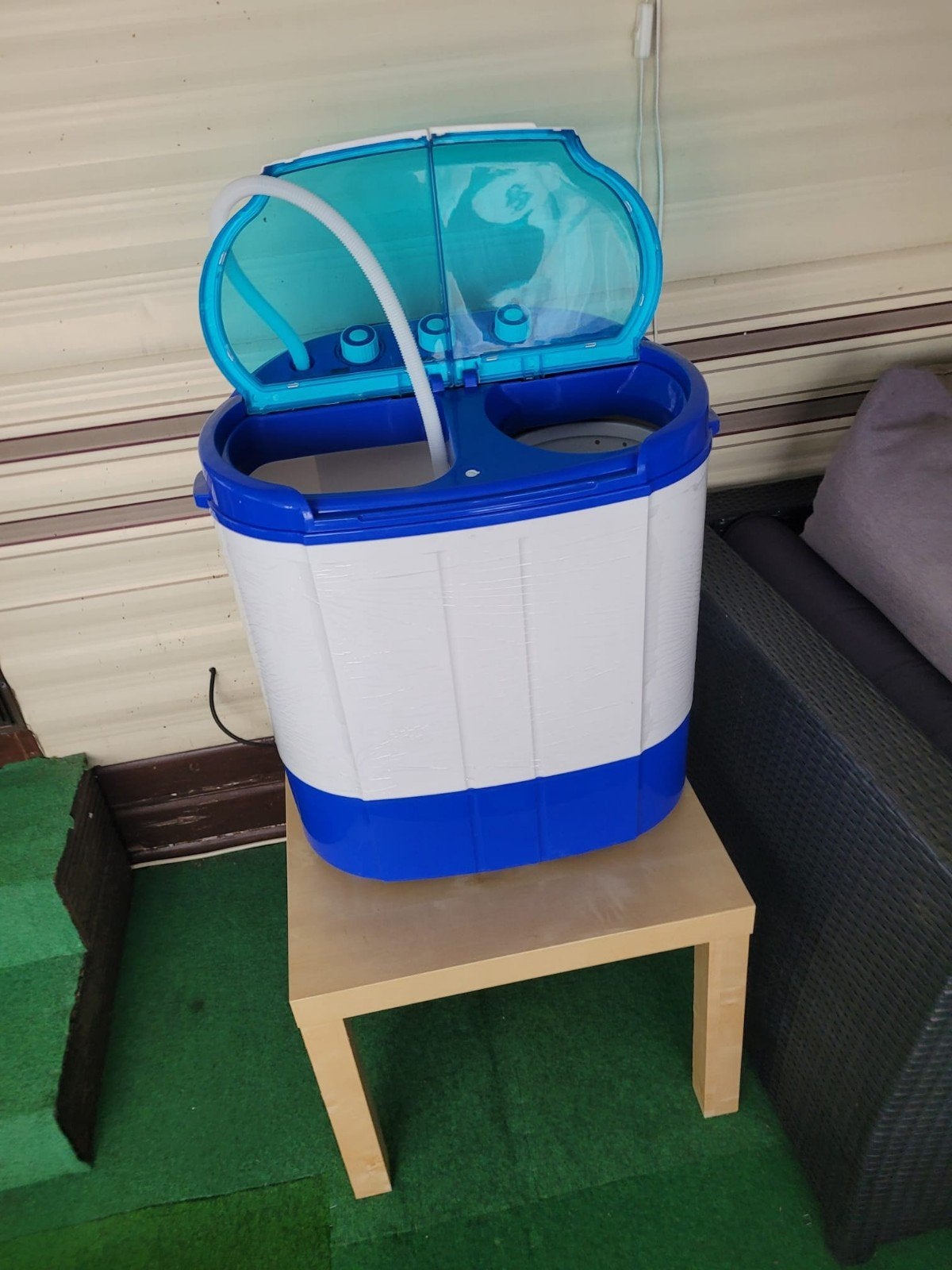 Te koop camping wasmachine in prijs verlaagd!, Witgoed en Apparatuur, Wasmachines, Ophalen, Minder dan 1200 toeren, Minder dan 85 cm