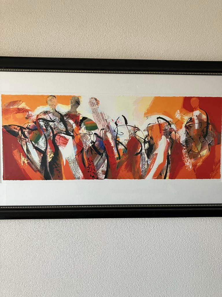 Zeefdruk 43/125 van kunstwerk Habanera van Peter Meijer., Antiek en Kunst, Kunst | Litho's en Zeefdrukken, Ophalen